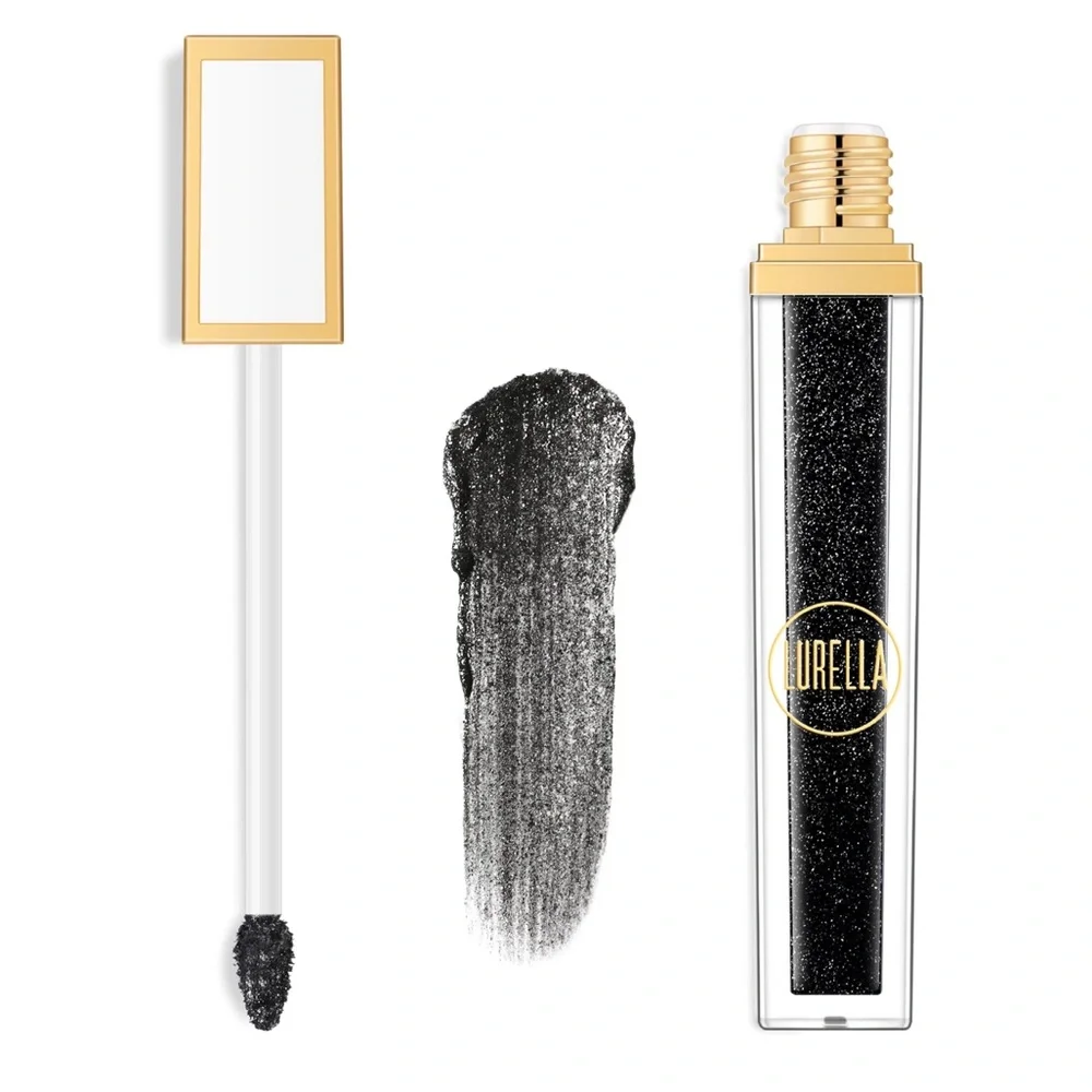 LURELLA Liquid Eyeshadow Mayhem Black Metallic Sparkle NEW, FACTORY SEALED
